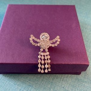 New Rhinestone Angel Pin